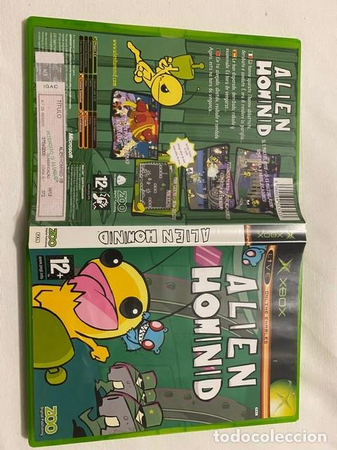 Videojuegos y consolas: ALIEN HOMINID Microsoft XBOX PAL ESPANA Completo - Foto 2