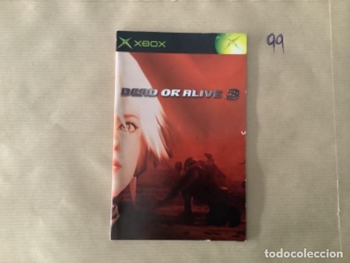 Videojuegos y consolas: H1. MANUAL XBOX DEAD OR ALIVE 3 - Foto 1