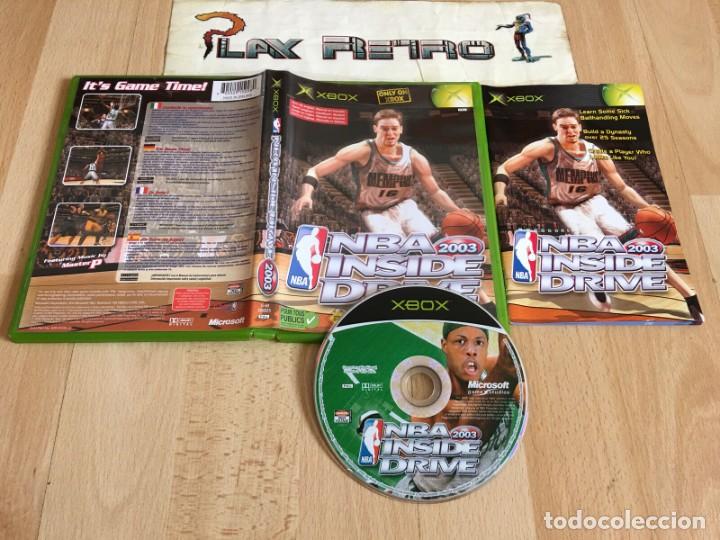 Videojuegos y consolas: MICROSOFT XBOX NBA INSIDE DRIVE 2003 COMPLETO PAL ESPA&Ntilde;A - Foto 1