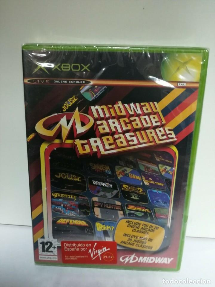 Videojuegos y consolas: XBOX MIDWAY ARCADE TREASURES NUEVO/PRECINTADO - Foto 1