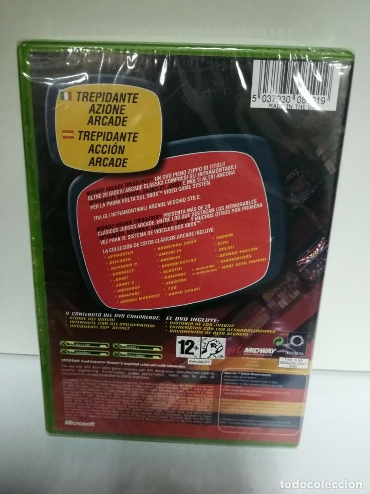 Videojuegos y consolas: XBOX MIDWAY ARCADE TREASURES NUEVO/PRECINTADO - Foto 2