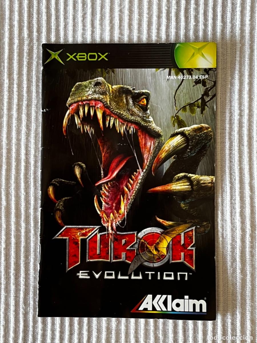 Videojuegos y consolas: MANUAL. TUROK - EVOLUTION - XBOX - Foto 1