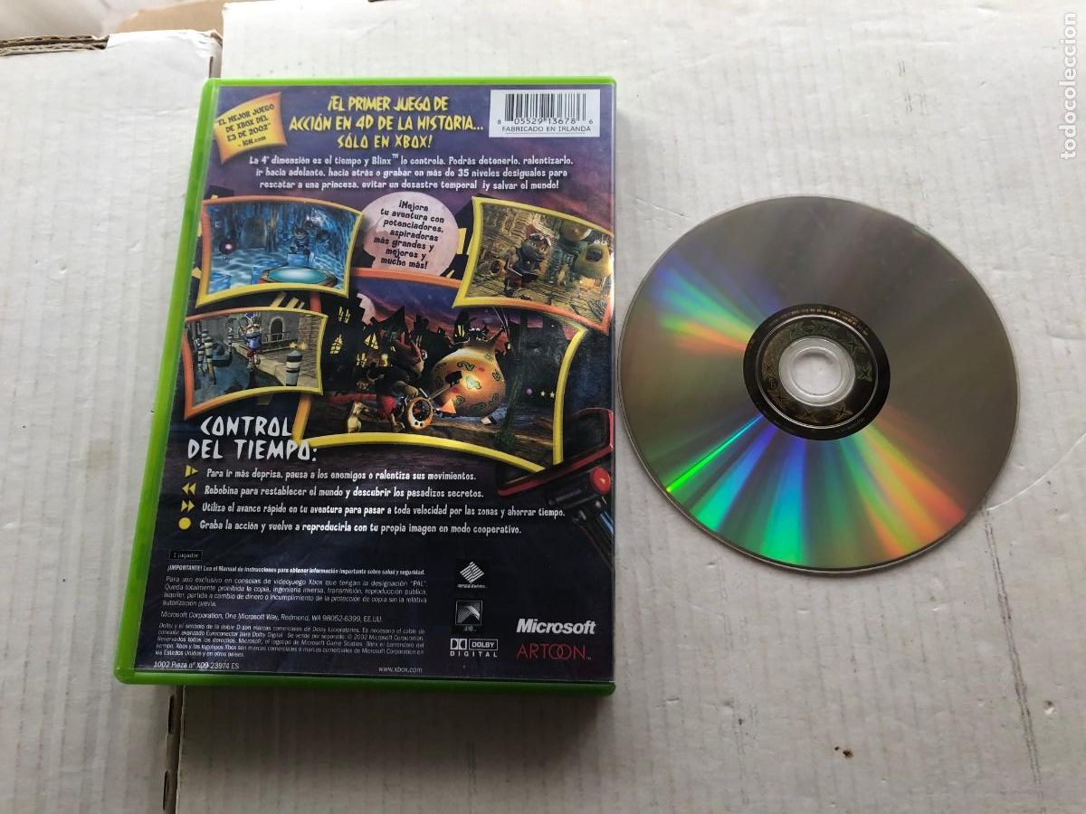 Videojuegos y consolas: BLINX THE TIME SWEEPER - XBOX X-BOX MICROSOFT KREATEN - Foto 2