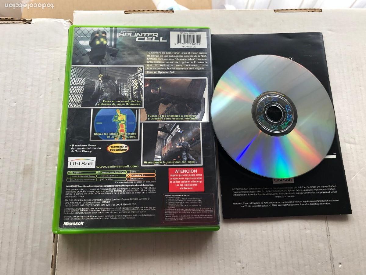 Videojuegos y consolas: TOM CLANCYS SPLINTER CELL - XBOX X-BOX MICROSOFT KREATEN - Foto 2