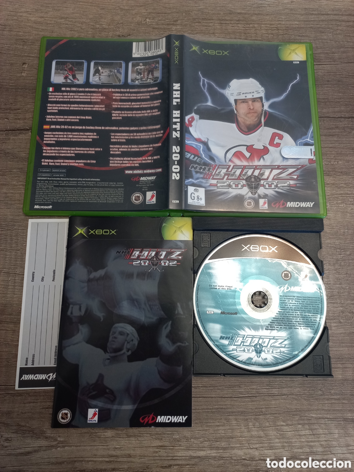 Videojuegos y consolas: XBOX NHL HITZ 2002 PAL ESP COMPLETO - Foto 1