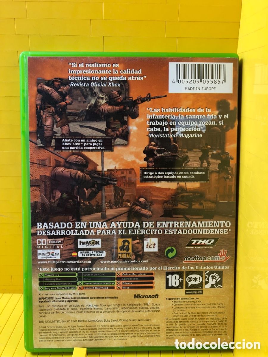 Videojuegos y consolas: JUEGO XBOX ● FULL SPECTRUM WARRIOR - Foto 2
