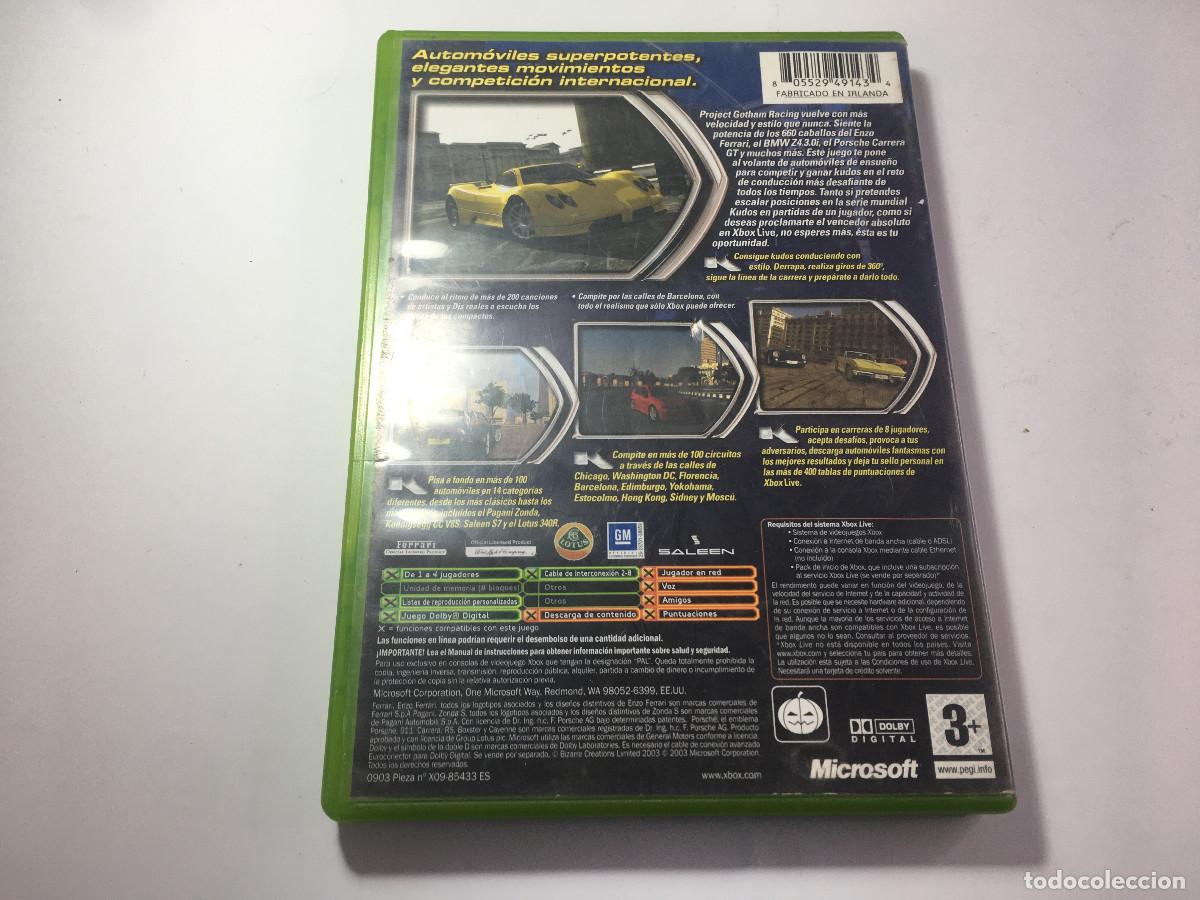 Videojuegos y consolas: JUEGO XBOX PROJECT GOTHAM RACING 2 - Foto 3