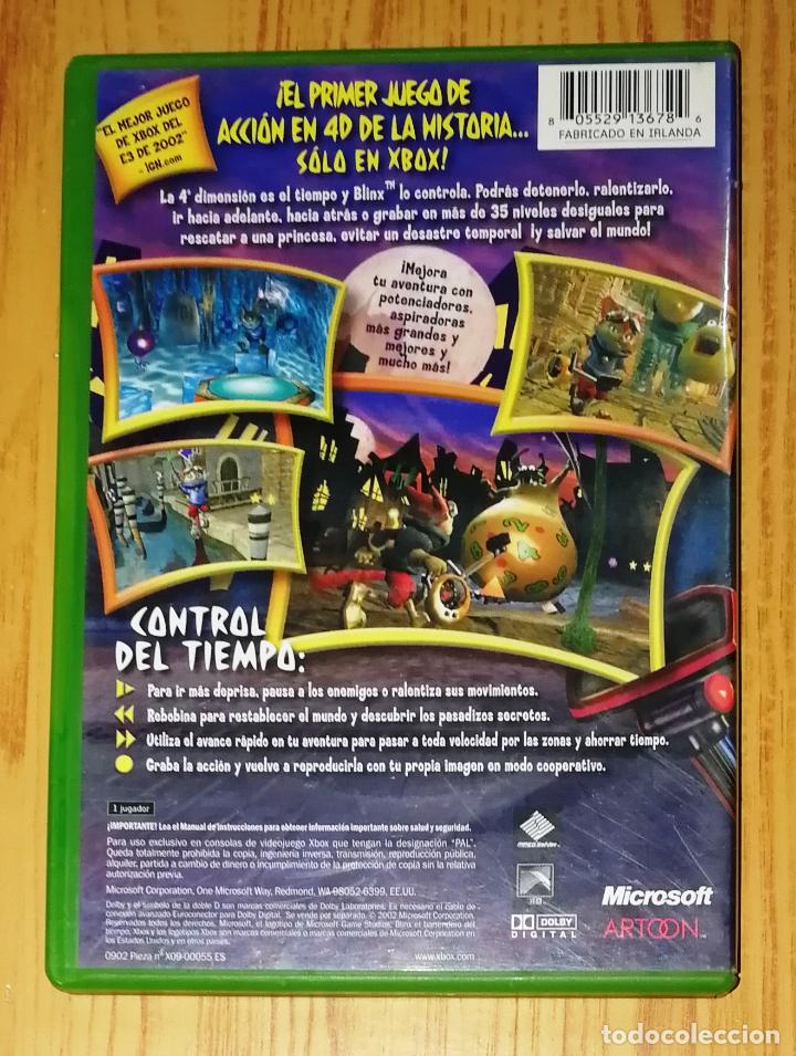 Videojuegos y consolas: BLINX : THE TIME SWEEPER - XBOX - X-BOX. - PAL. - Microsoft Game Studios, cop. 2002 - Foto 3