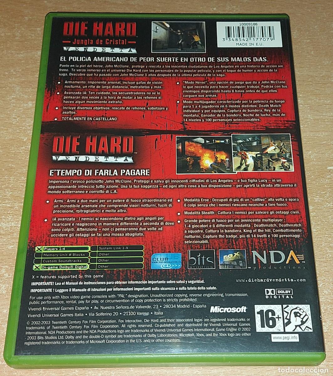 Videojuegos y consolas: DIE HARD VENDETTA XBOX PAL ESPA&Ntilde;A COMPLETO - Foto 2