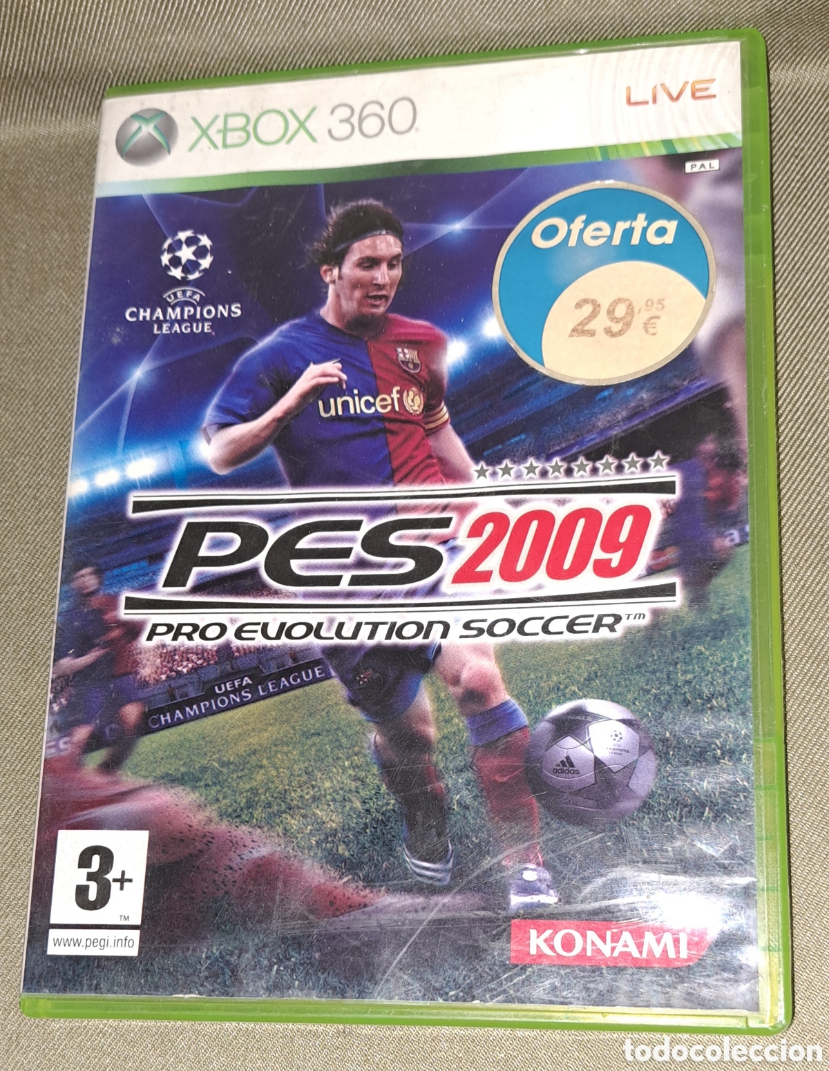 Videojuegos y consolas: PES 2009 XBOX PRO EVOLUTI&Oacute;N SOCCER UEFA CHAMPIONS LEAGUE - Foto 1