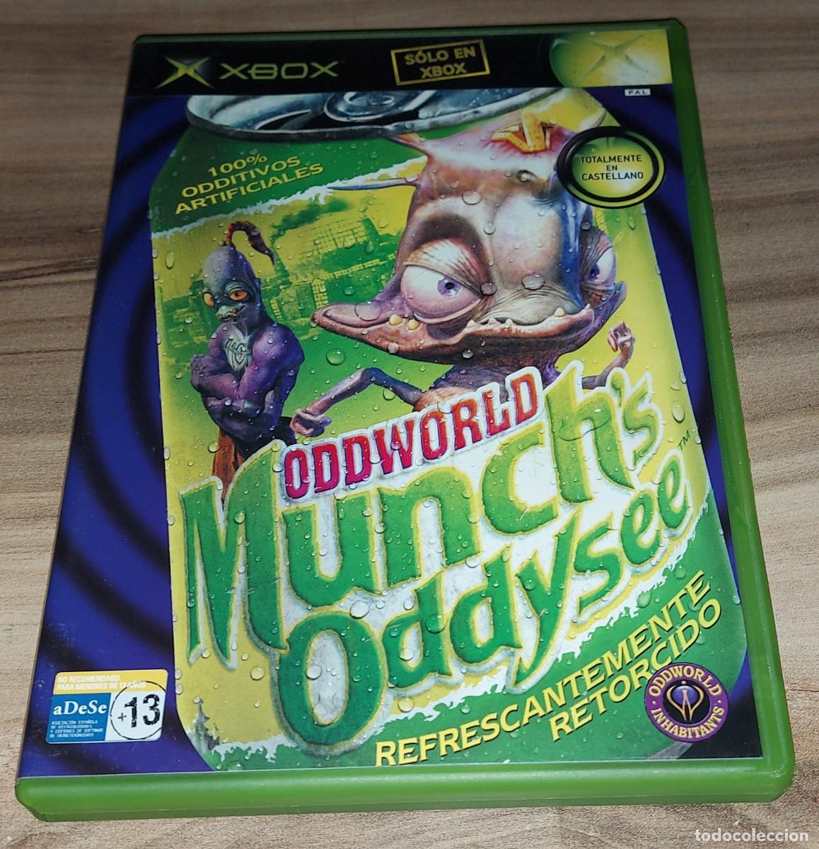 Videojuegos y consolas: ODDWORLD MUNCHS ODDYSEE XBOX PAL ESPA&Ntilde;A - Foto 1