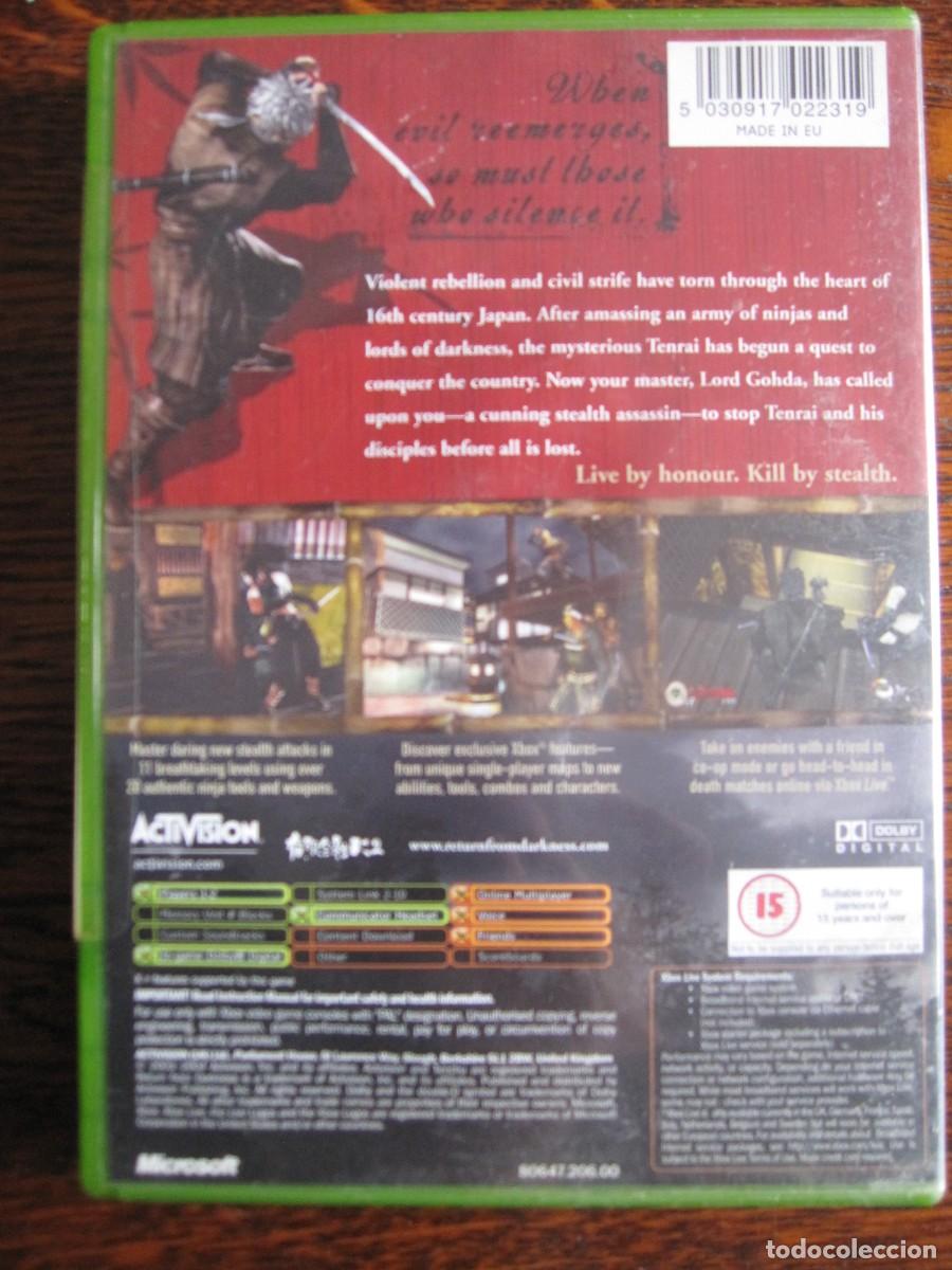 Videojuegos y consolas: TENCHU Return from Darkness XBOX - Foto 2