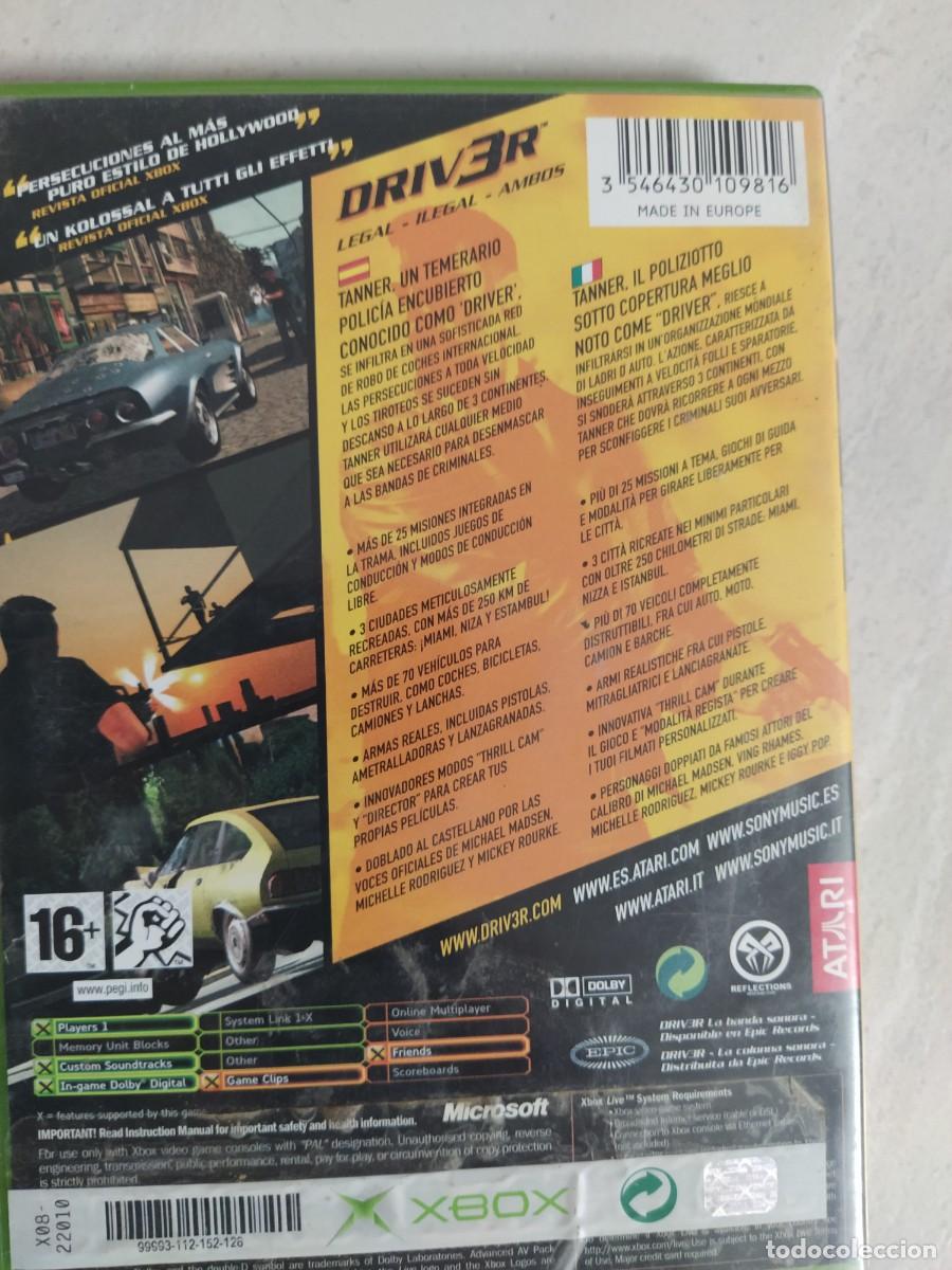 Videojuegos y consolas: DRIVER 3 XBOX X-BOX COMPLETO PAL-ESPA&Ntilde;A ORIGINAL - Foto 2