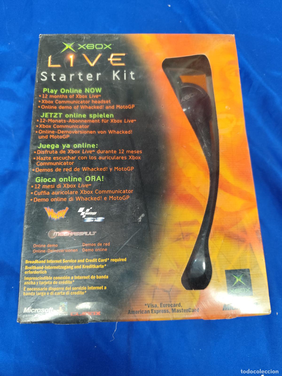 Videojuegos y consolas: 2002 XBOX LIVE STARTER KIT DVD+HEADSET ORIGINAL XBOX - Foto 1