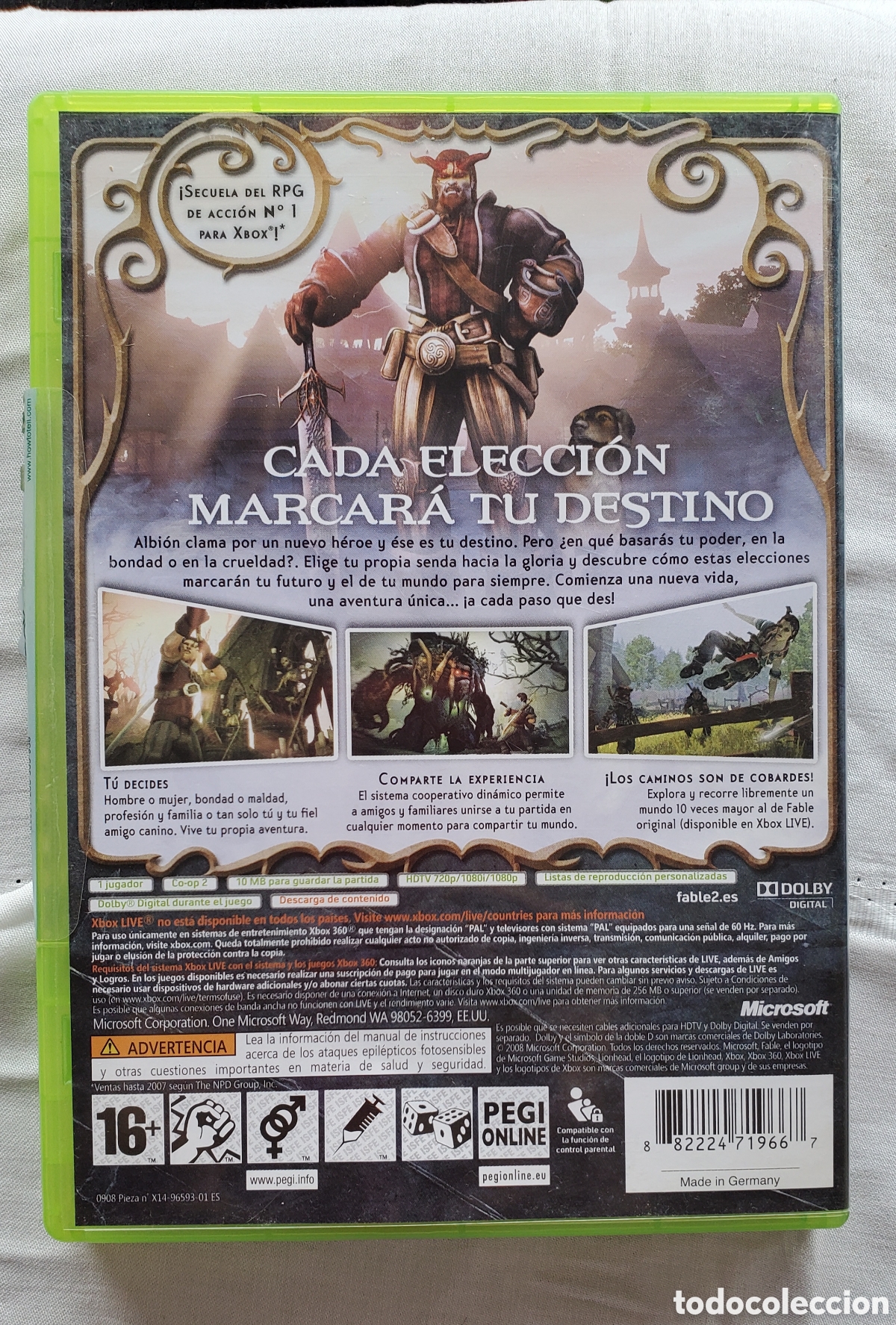 Videojuegos y consolas: Videojuego Xbox 360 FABLE II - Foto 3