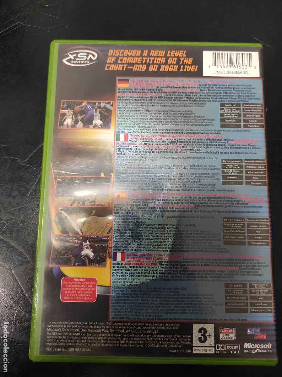 Videojuegos y consolas: NBA inside drive 2004 - Microsoft XBOX - PAL ESP - Completo - Foto 2