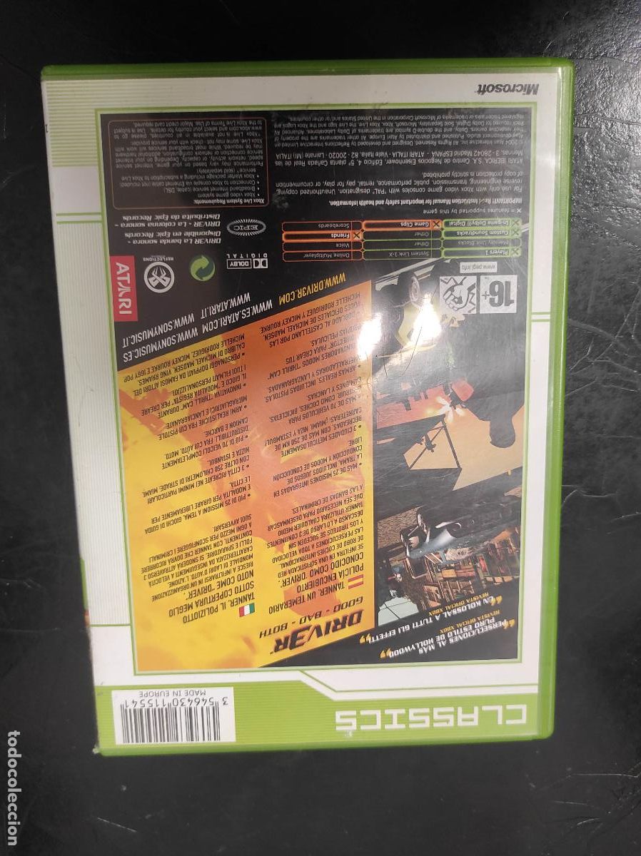Videojuegos y consolas: Driver 3 Driv3r - Microsoft XBOX - PAL ESP - Completo - Foto 2