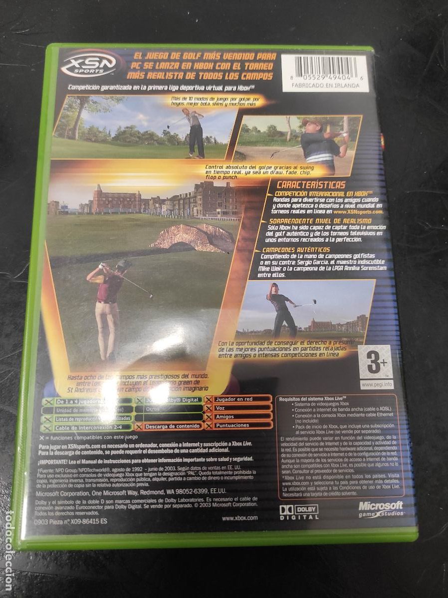 Videojuegos y consolas: Links 2004 - Microsoft XBOX - PAL ESP Completo - Foto 2