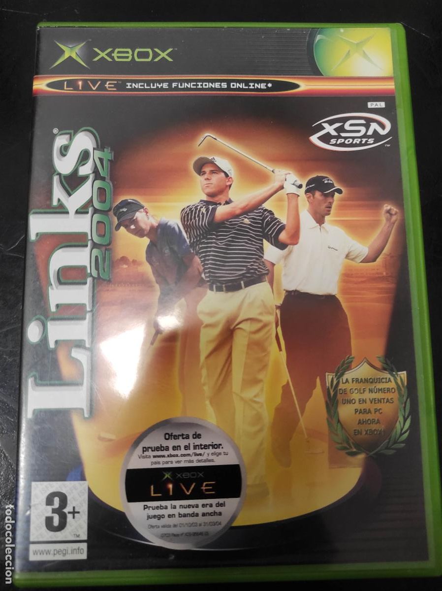 Videojuegos y consolas: Links 2004 - Microsoft XBOX - PAL ESP Completo - Foto 1