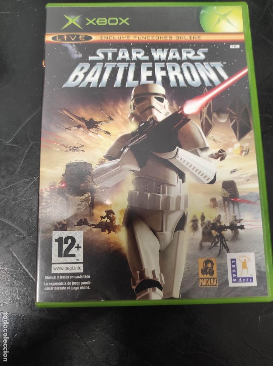 Videojuegos y consolas: Star Wars Battlefront SW - Microsoft XBOX - PAL ESP Completo - Foto 1