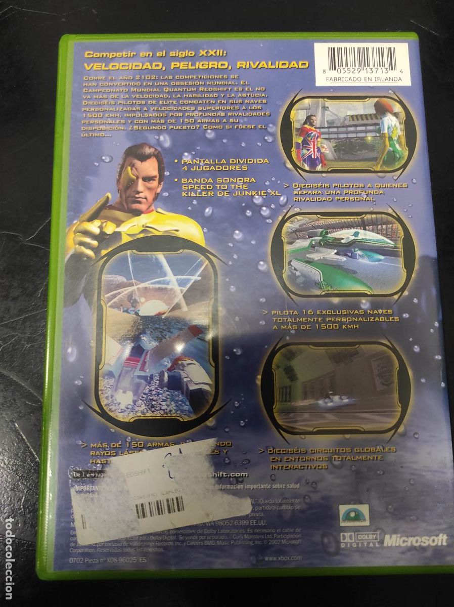 Videojuegos y consolas: quantum redshift - Microsoft XBOX - PAL ESP Completo - Foto 2