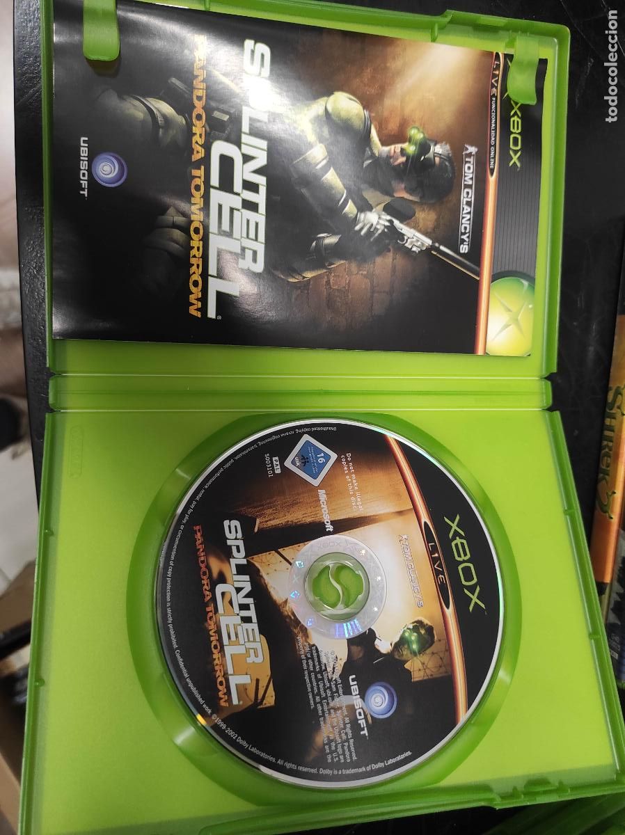 Videojuegos y consolas: Splinter cell Pandora Tomorrow - Microsoft XBOX - PAL ESP Completo - Foto 2