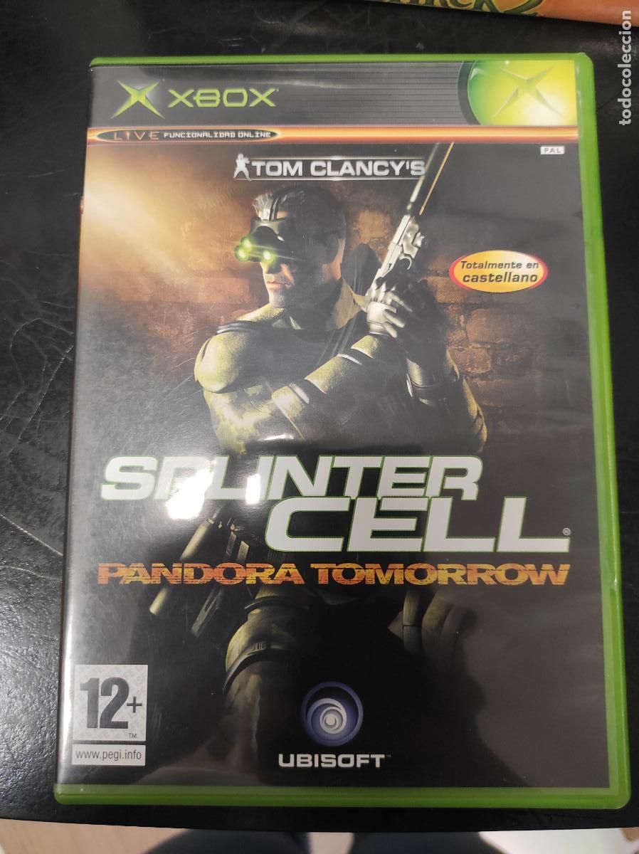 Videojuegos y consolas: Splinter cell Pandora Tomorrow - Microsoft XBOX - PAL ESP Completo - Foto 1