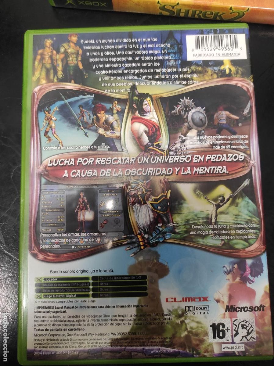 Videojuegos y consolas: Sudeki - Microsoft XBOX - PAL ESP Completo - Foto 2