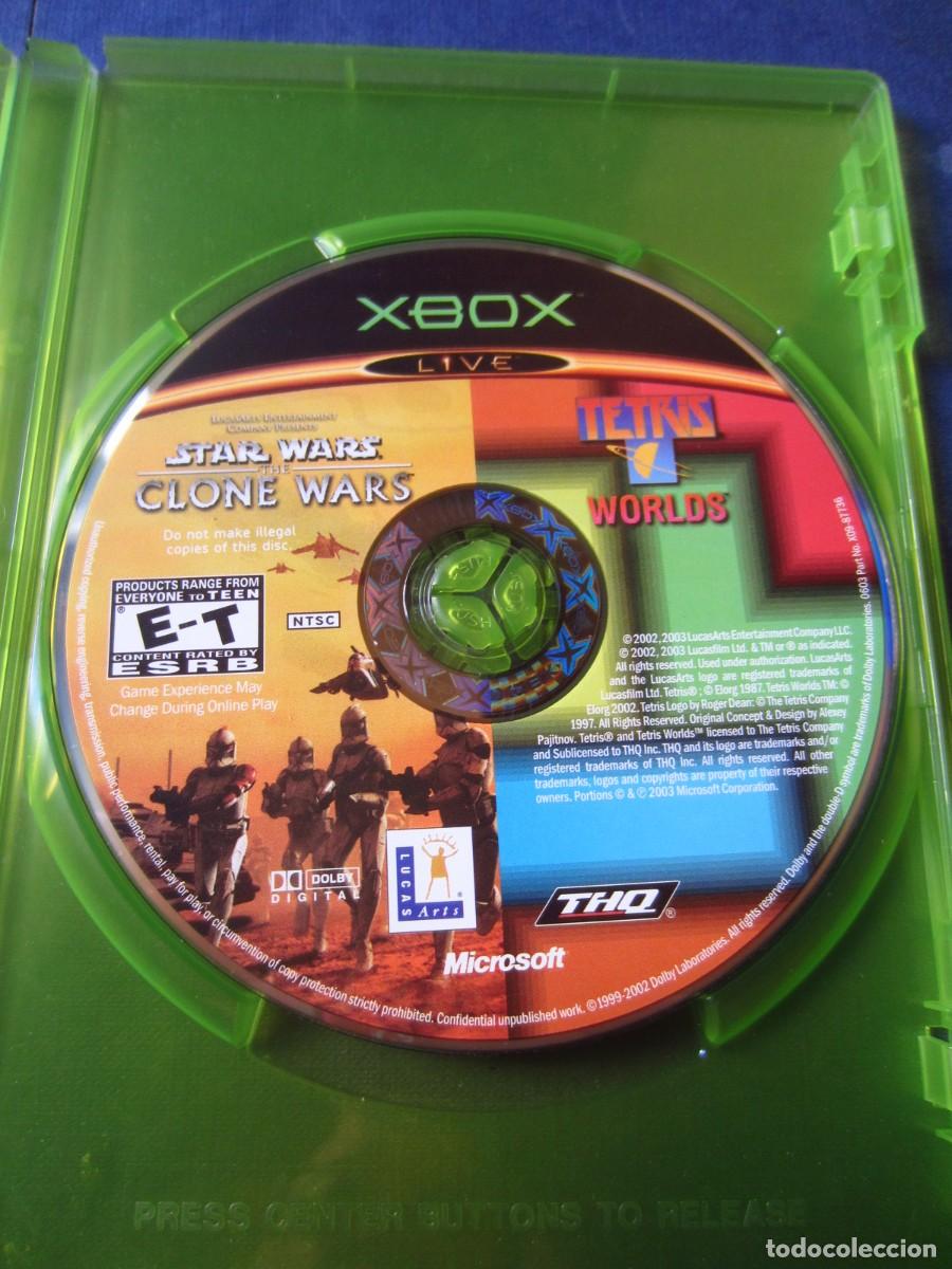 Videojuegos y consolas: Star Wars The Clone Wars & Tetris (Microsoft Xbox Classic) - Foto 2