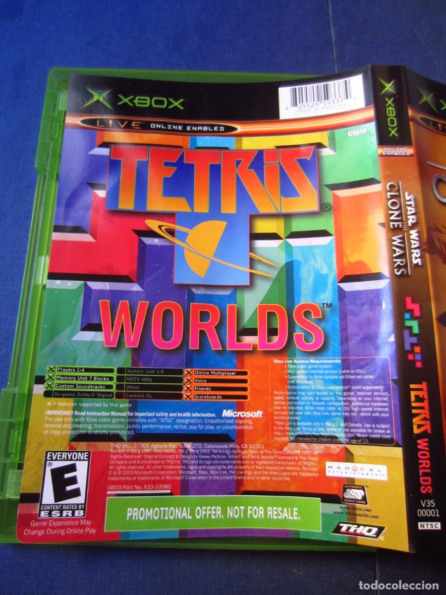 Videojuegos y consolas: Star Wars The Clone Wars & Tetris (Microsoft Xbox Classic) - Foto 4