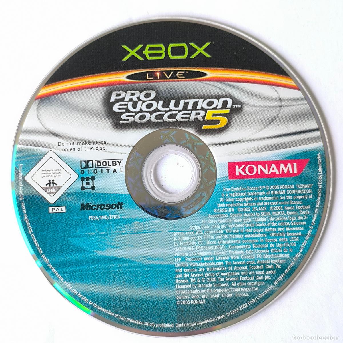 Videojuegos y consolas: CD Pro Evolution Soccer 5 (Microsoft Xbox, 2005) konami - Foto 1