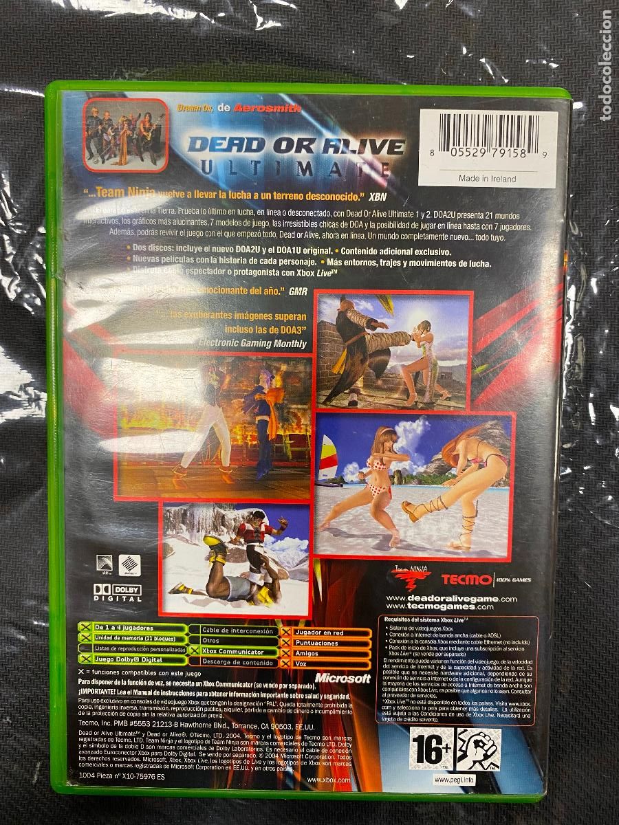 Videojuegos y consolas: Dead or alive ULtimate - MIcrosoft XBOX - PAL ESP - Foto 4