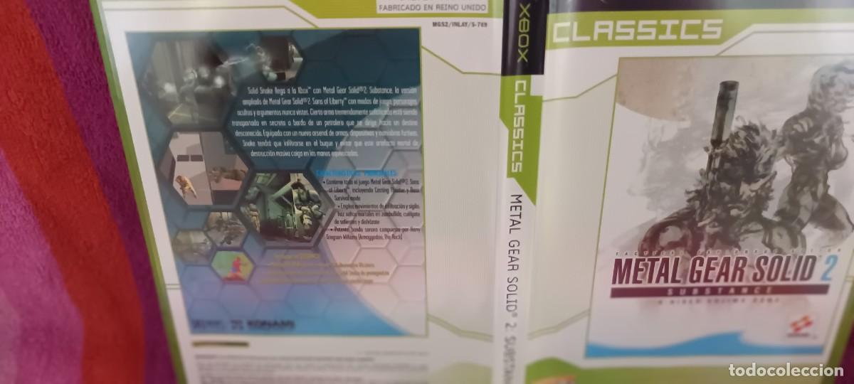 Videojuegos y consolas: METAL GEAR SOLID 2 SUBSTANCE XBOX PAL ESP - Foto 5