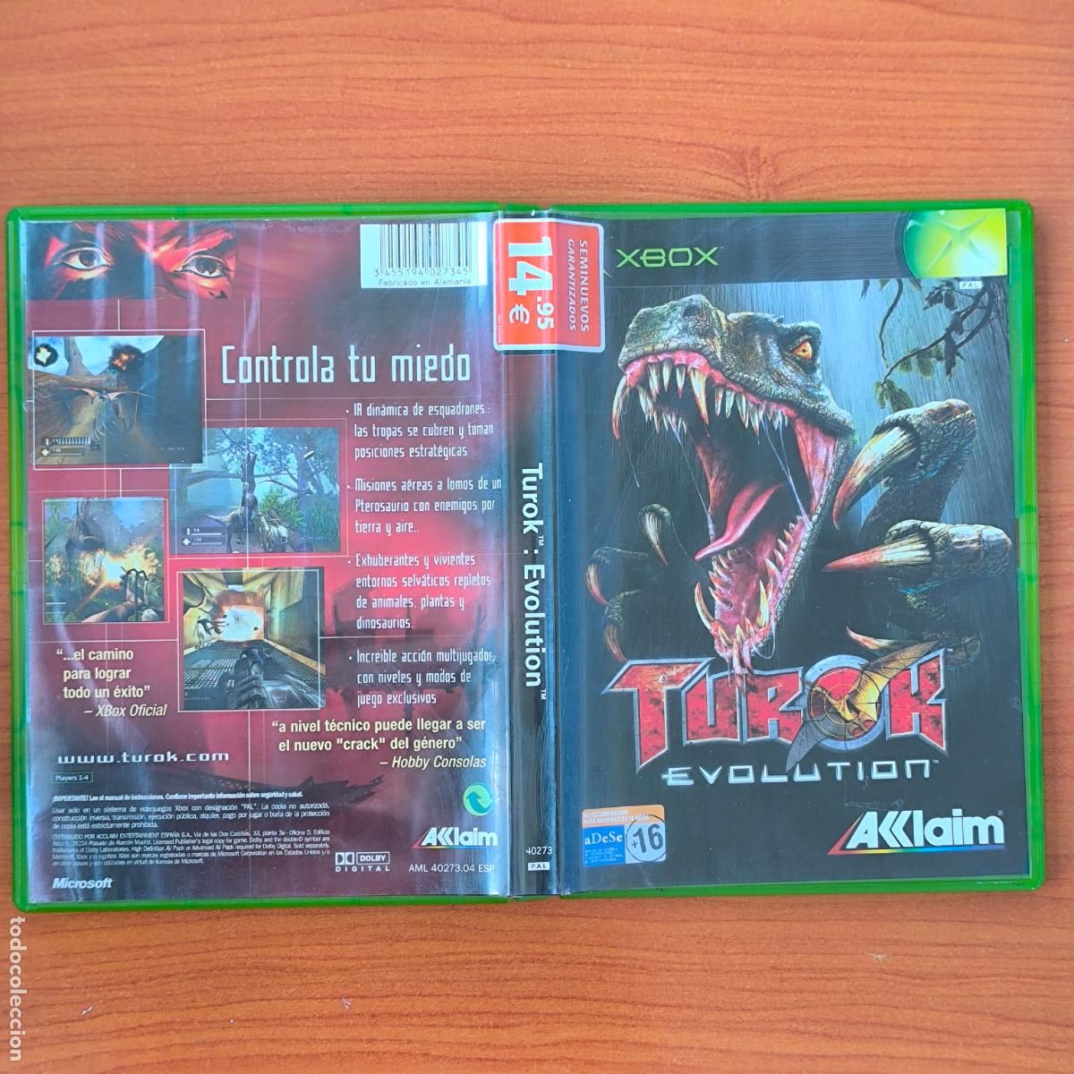 Videojuegos y consolas: TUROK EVOLUTION XBOX - Foto 4