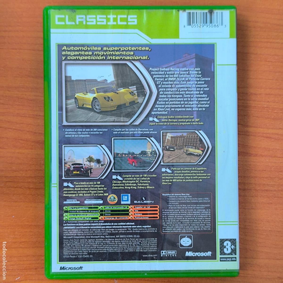 Videojuegos y consolas: PROJECT GOTHAM RACING 2 XBOX PAL - Foto 2