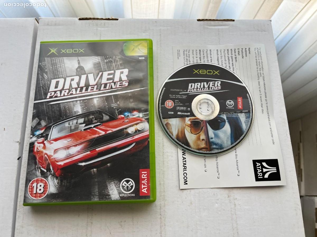 Videojuegos y consolas: DRIVER PARALLEL LINES - XBOX X-BOX FATKREATEN - Foto 1