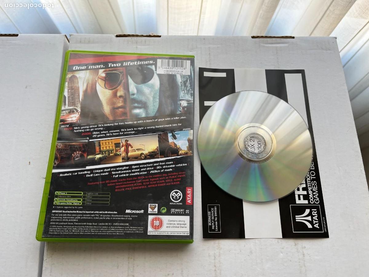 Videojuegos y consolas: DRIVER PARALLEL LINES - XBOX X-BOX FATKREATEN - Foto 2