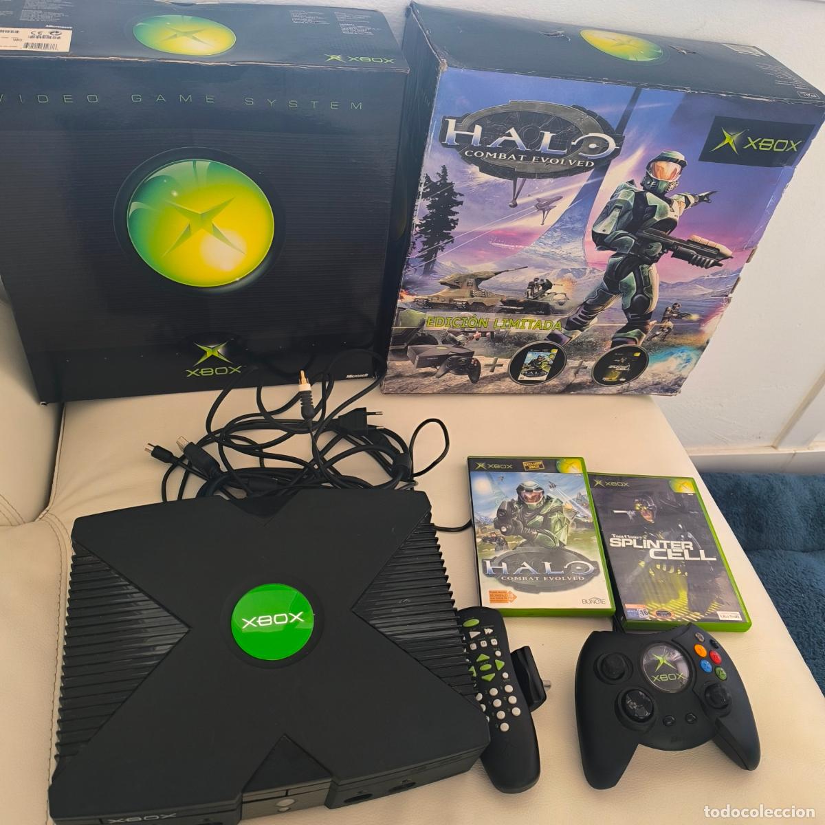 Videojuegos y consolas: Consola Xbox classic edici&oacute;n limitada halo combat+ splinter cell - Foto 26