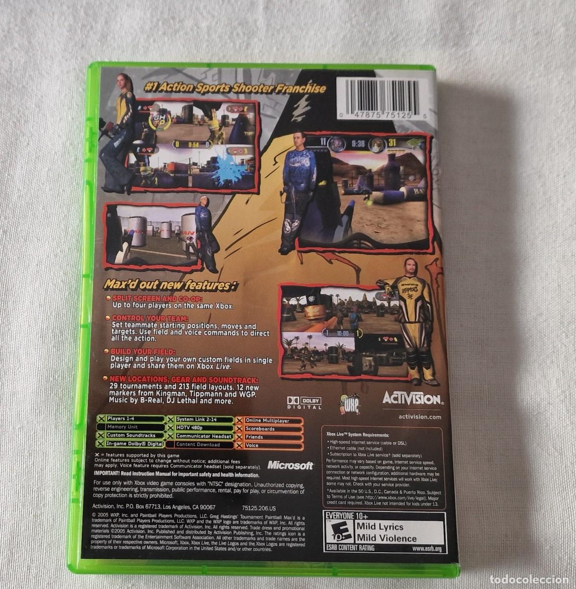 Videojuegos y consolas: Greg Hastings Tournament Paintball MaxD Xbox - Foto 2