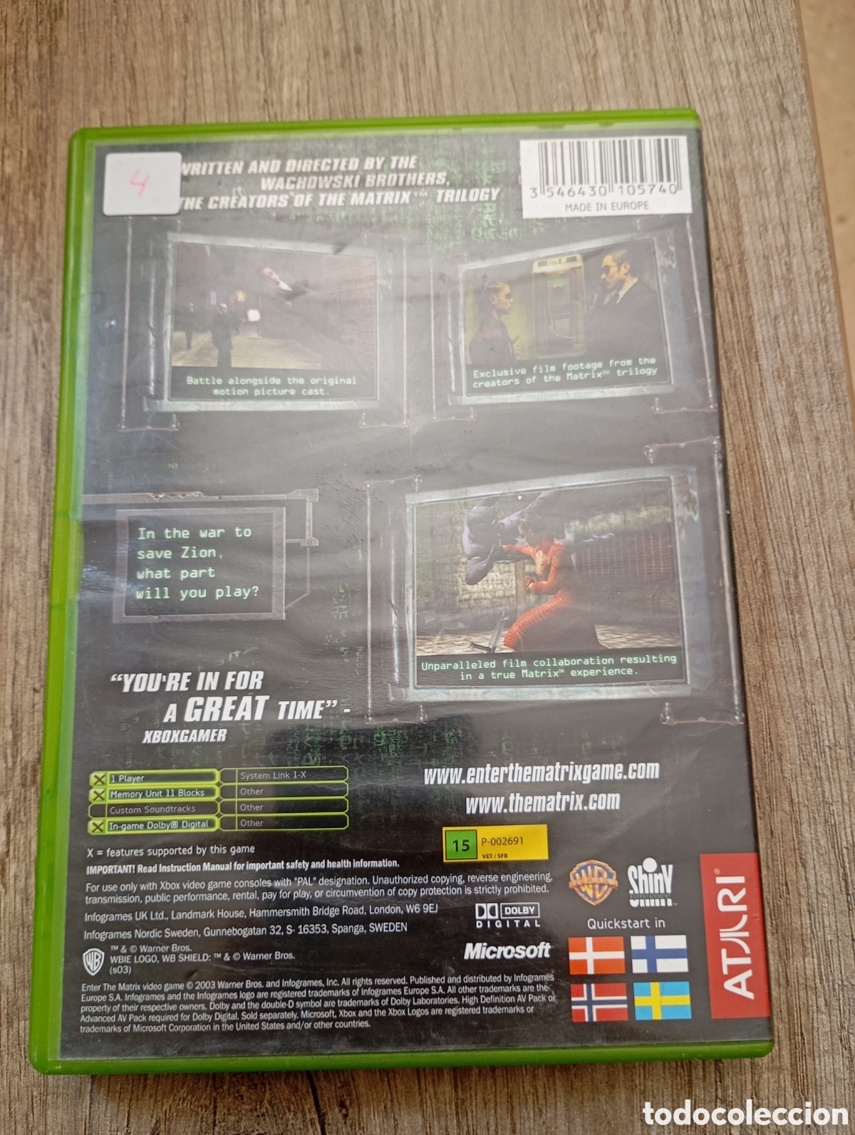 Videojuegos y consolas: Juego Xbox Enter the Matrix - Foto 3