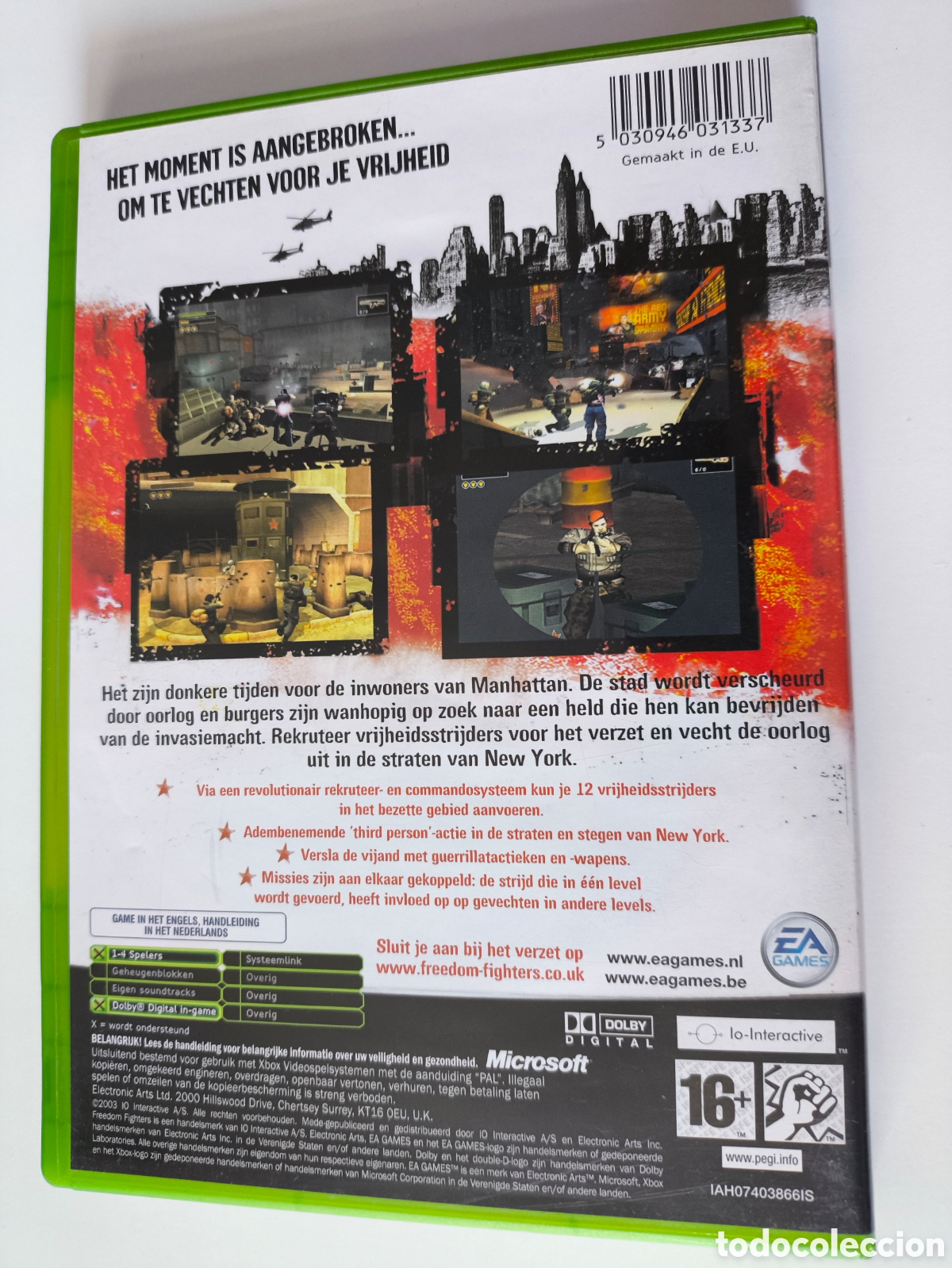 Videojuegos y consolas: Juego Freedom fighters Xbox pal - Foto 3