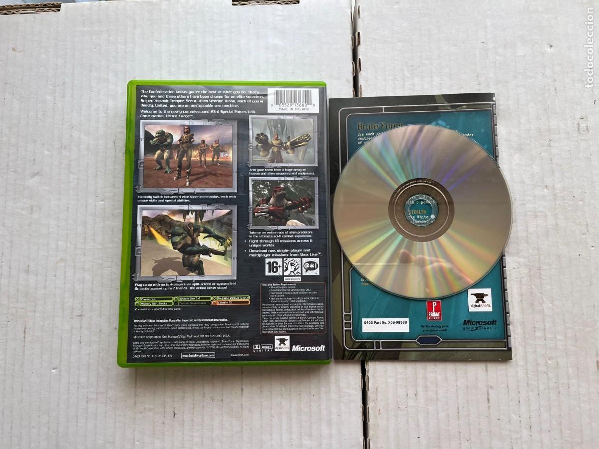 Videojuegos y consolas: BRUTE FORCE - XBOX X-BOX FAT KREATEN - Foto 2