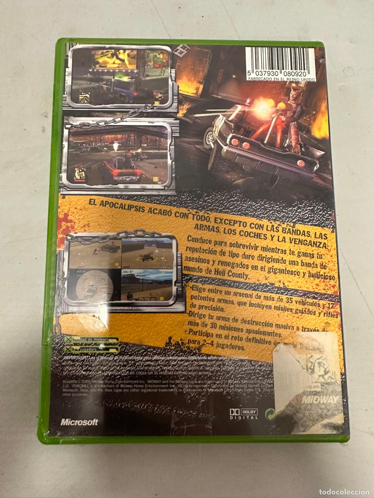Videojuegos y consolas: Roadkill - Microsoft XBOX - Pal esp Road kill - nuevo precintado - Foto 4