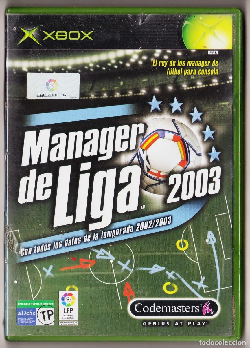 Videojuegos y consolas: MANAGER DE LIGA 2003 - Xbox - Codemasters - LFP, 2003. - Foto 1