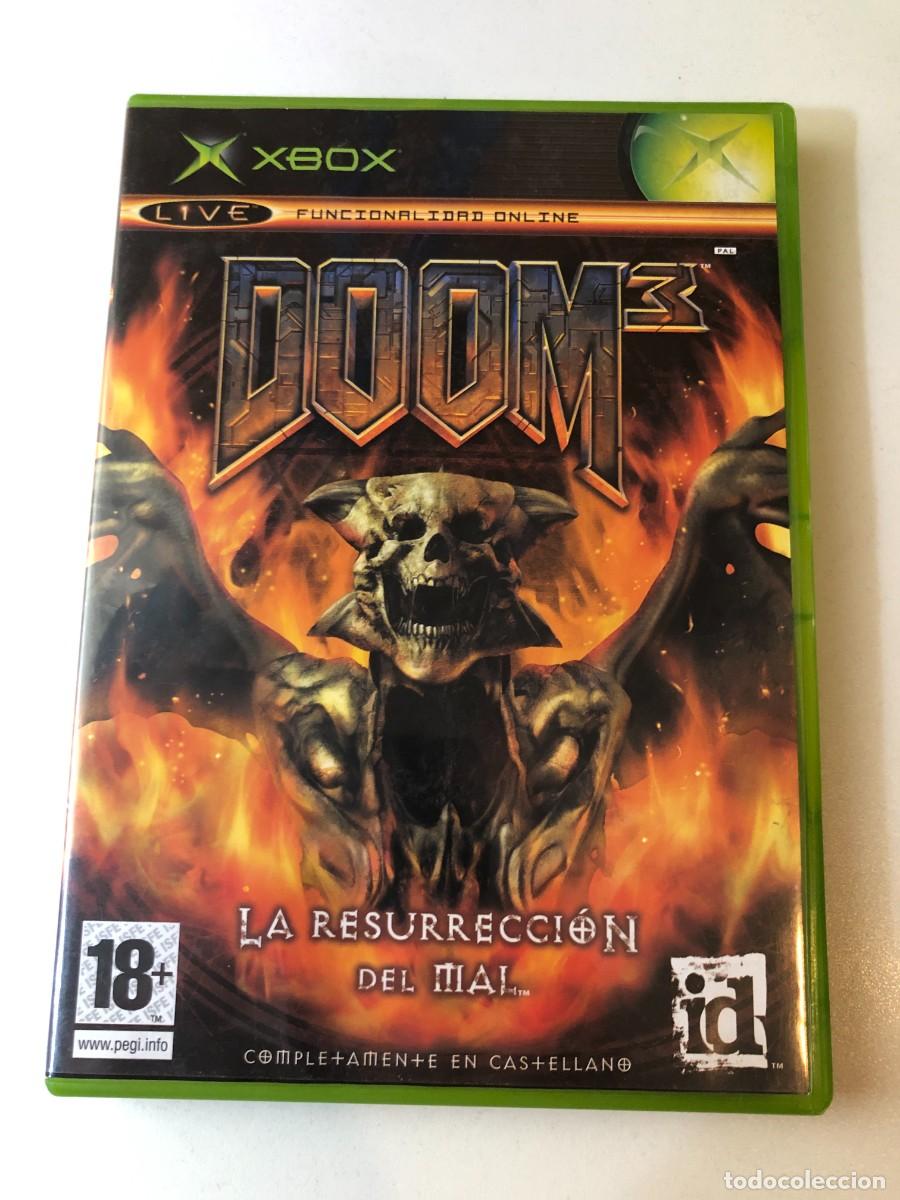 Videojuegos y consolas: Doom 3 Microsoft Xbox Pal Espa&ntilde;a Completo Original ID Software - Foto 1