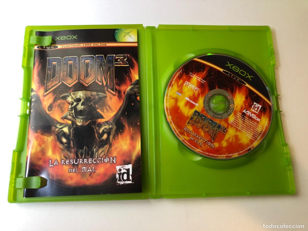 Videojuegos y consolas: Doom 3 Microsoft Xbox Pal Espa&ntilde;a Completo Original ID Software - Foto 3