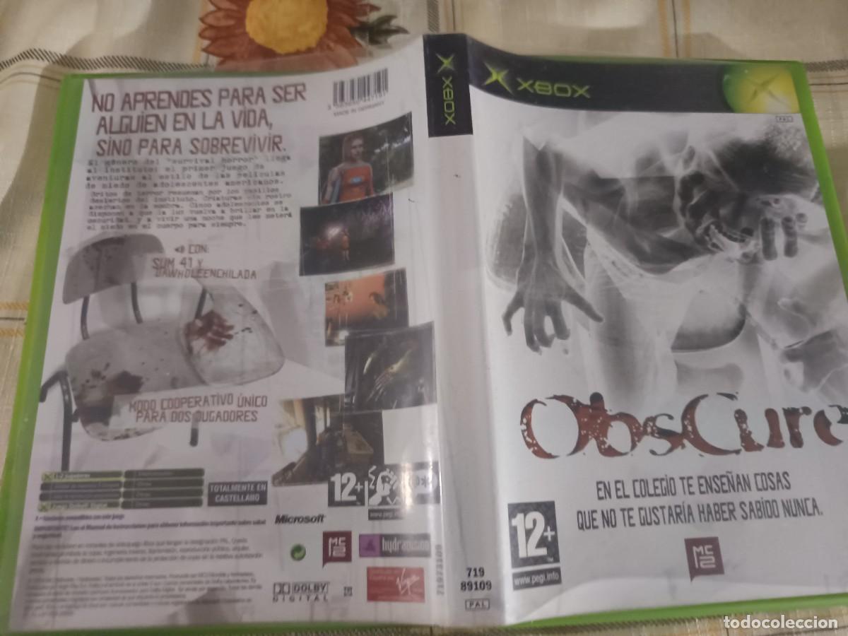 Videojuegos y consolas: OBSCURE - XBOX - PAL ESPA&Ntilde;A - RARO - - Foto 1
