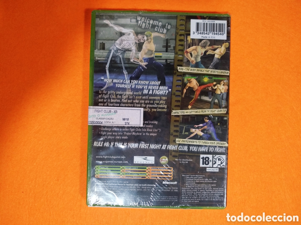 Videojuegos y consolas: Xbox - El club de la lucha - PRECINTADO - Foto 2