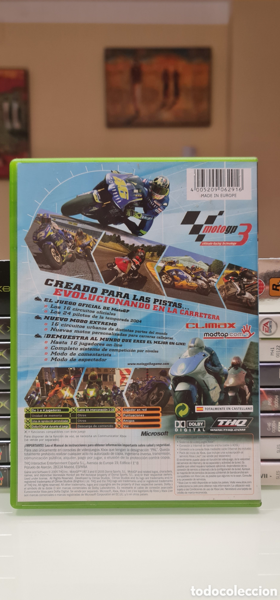 Videojuegos y consolas: MOTOGP 3 XBOX PAL ESPA&Ntilde;A - Foto 3