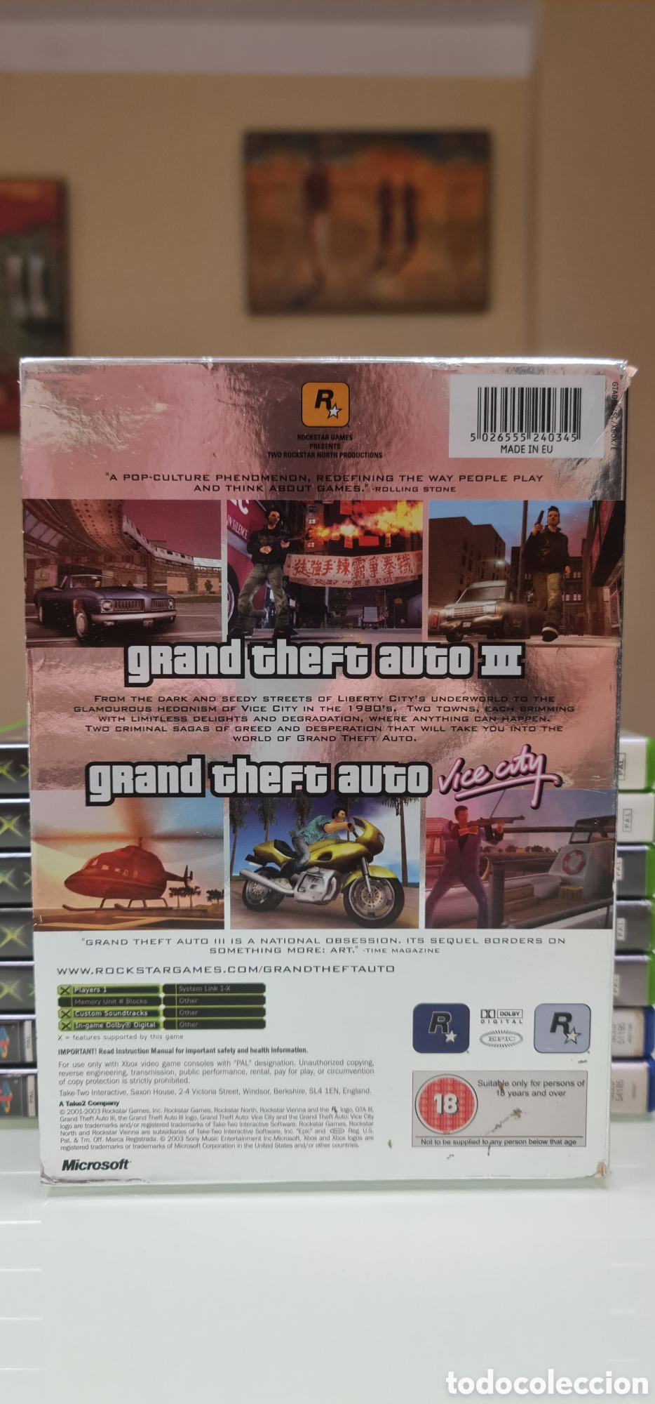 Videojuegos y consolas: GRAND THEFT AUTO DOUBLE PACK XBOX - Foto 3